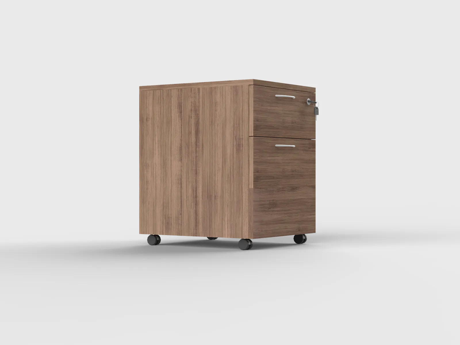 2D MOBILE PEDESTAL_Rich Walnut (2)