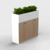 Planter Cabinet_Oxford Oak (1) Office Storage Solution in Dubai – Mobilia, Dubai