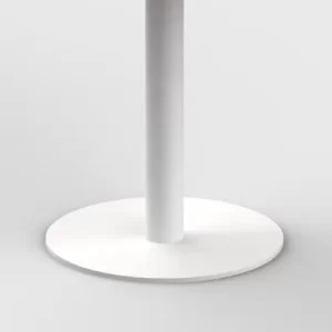 White Powder Coated Metal Base