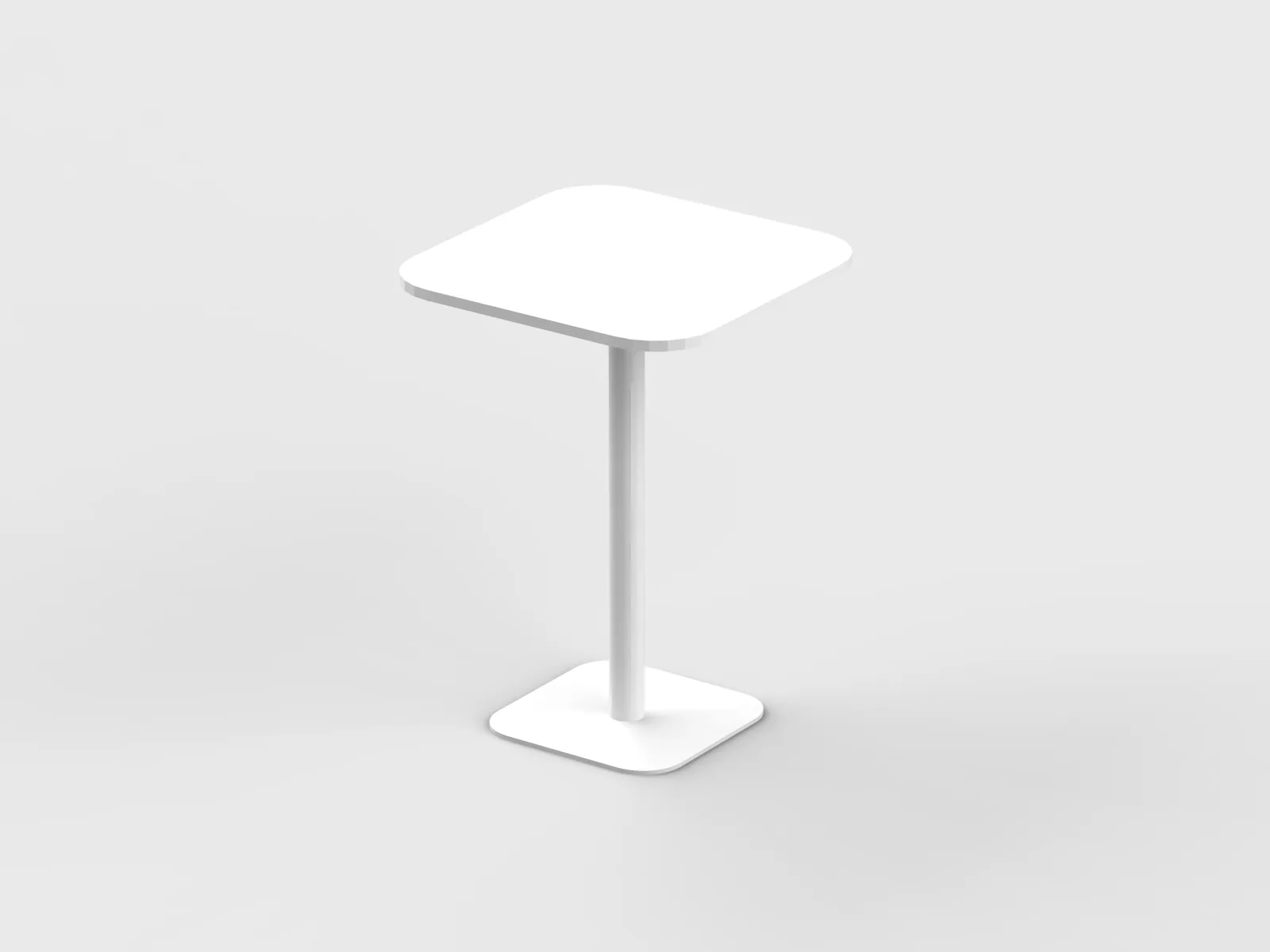 Curved Corner Square - High Table (5)