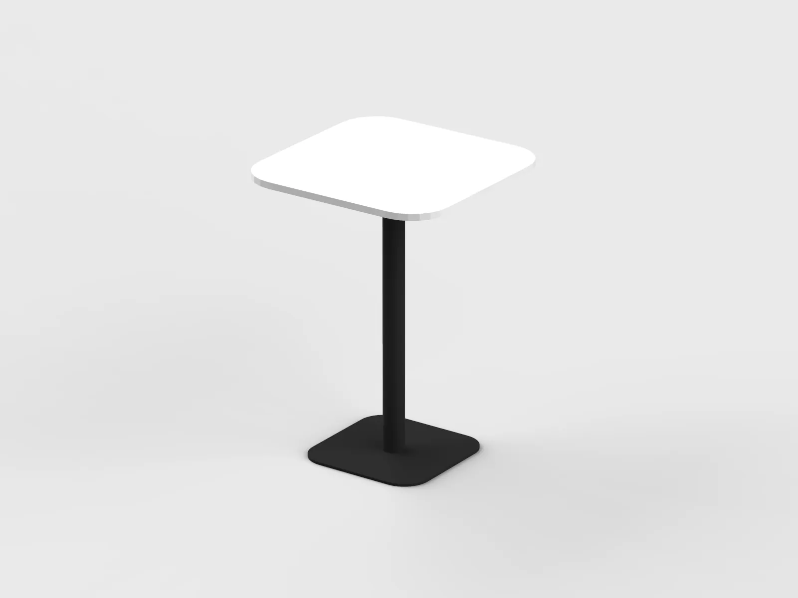 Curved Corner Square - High Table (6)