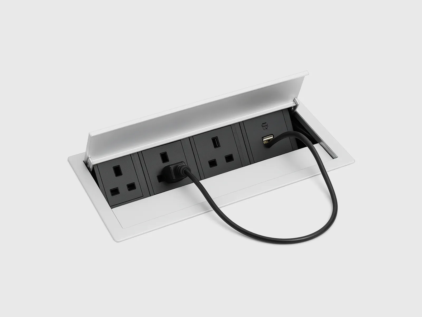 In-Desk Power Module – MOB PC03 | MOBILIA® Office Furniture