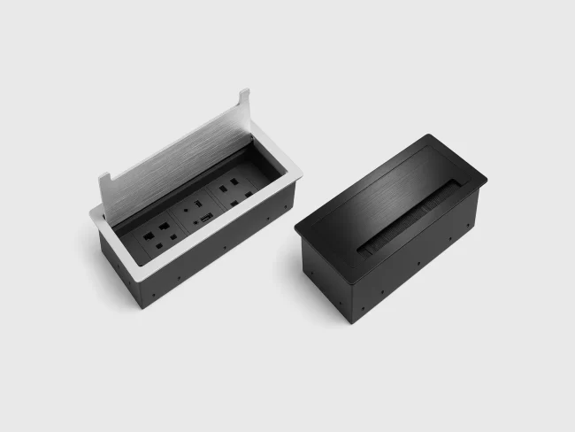 In-Desk Power Module – MOB PC03 | MOBILIA® Office Furniture