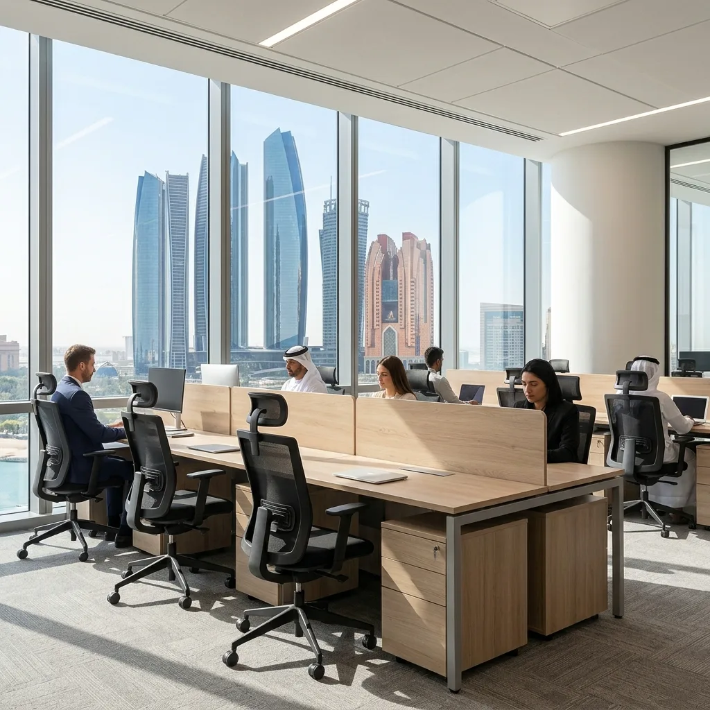 Abu Dhabi office furniture — government ministry and corporate fit-out UAE