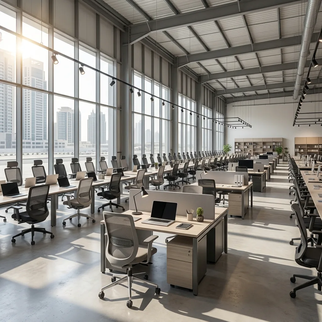 Bulk office furniture supply Dubai — large-quantity workstation and desk orders by Mobilia®