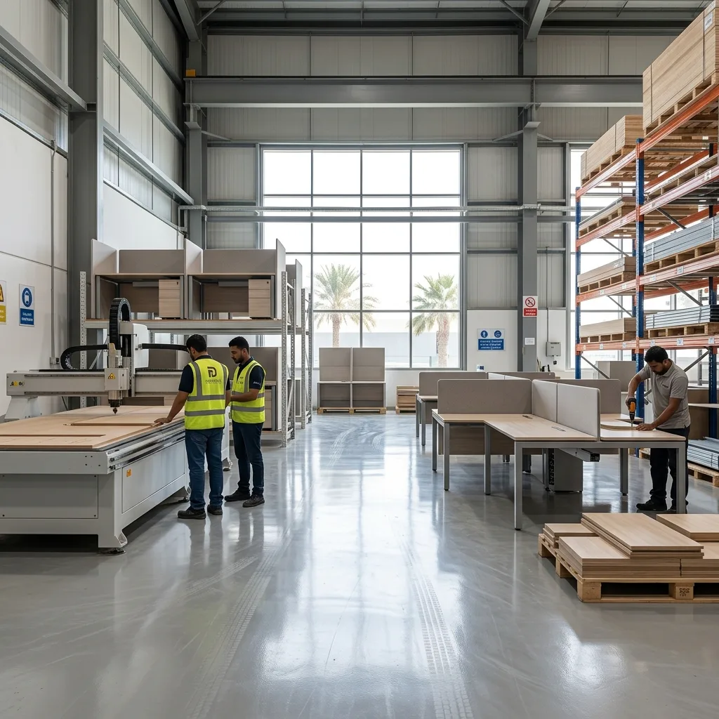 Mobilia office furniture DIFC Dubai — premium financial centre fit-out UAE