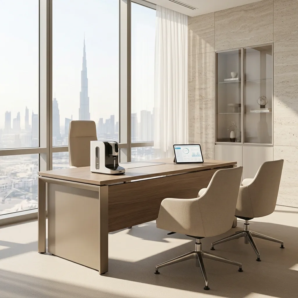 Medical office furniture Dubai Healthcare City — clinic and hospital office fit-out UAE