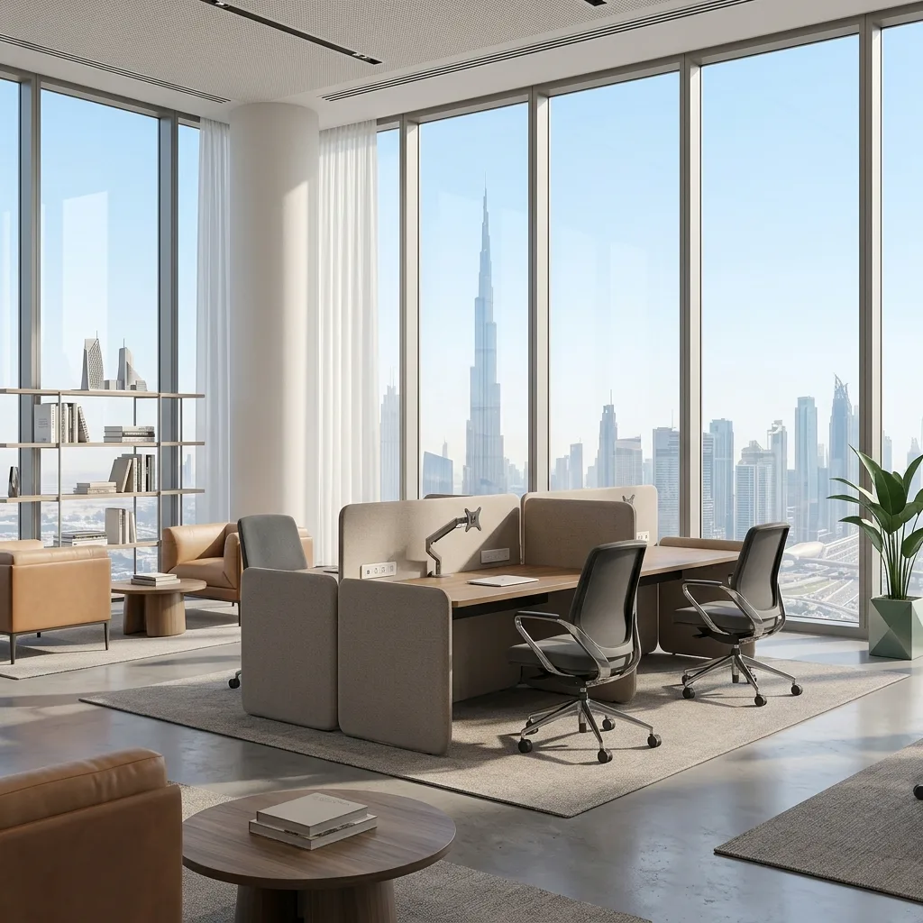 Government entity office furniture Dubai — ministry headquarters and public sector fit-out UAE