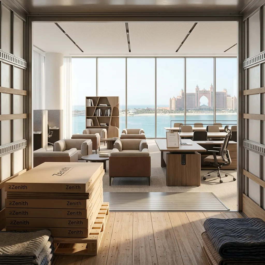 Hotel back office furniture Dubai — reservations and hospitality administration office fit-out UAE
