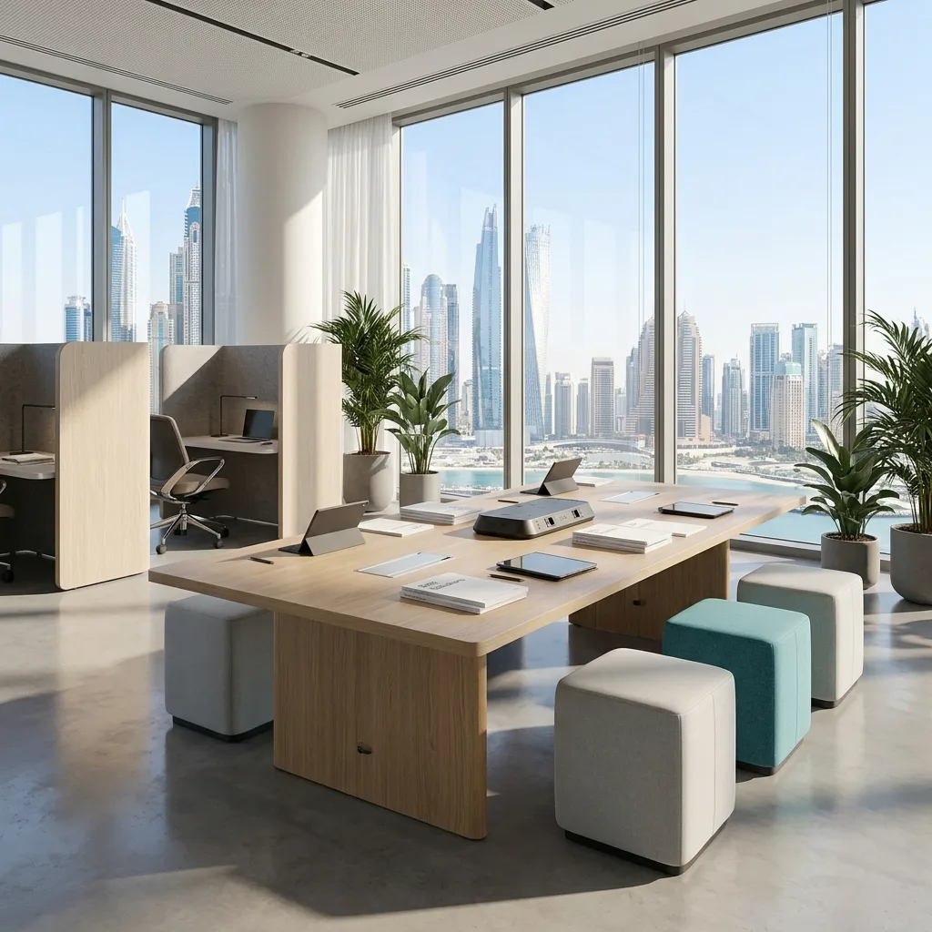 Deira office furniture Dubai — trading company workstations and commercial district fit-out UAE