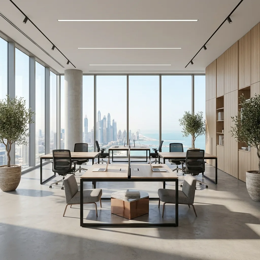Mobilia office furniture Deira Dubai — trading company and government office fit-out UAE