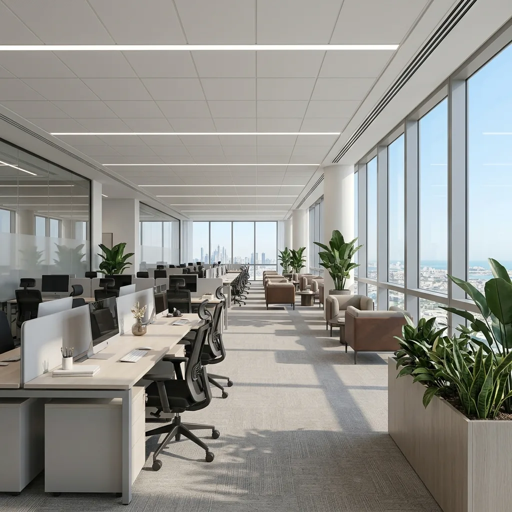Oud Metha office furniture Dubai — healthcare and commercial office fit-out UAE
