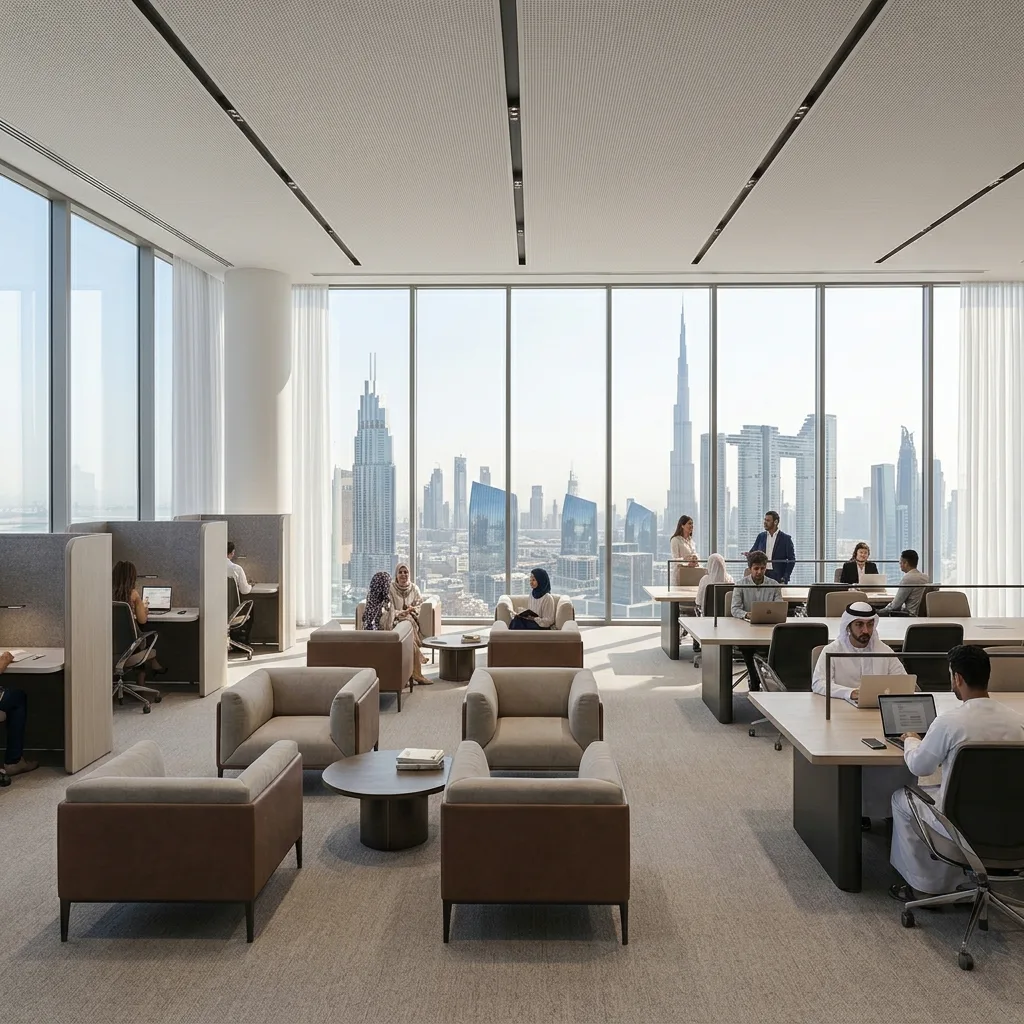 Office refurbishment Dubai — workspace refit and furniture replacement by Mobilia®
