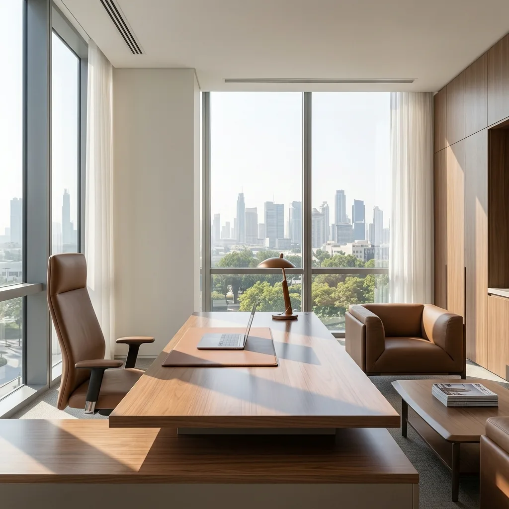 Oud Metha Dubai office furniture — mixed commercial district and healthcare adjacent fit-out UAE