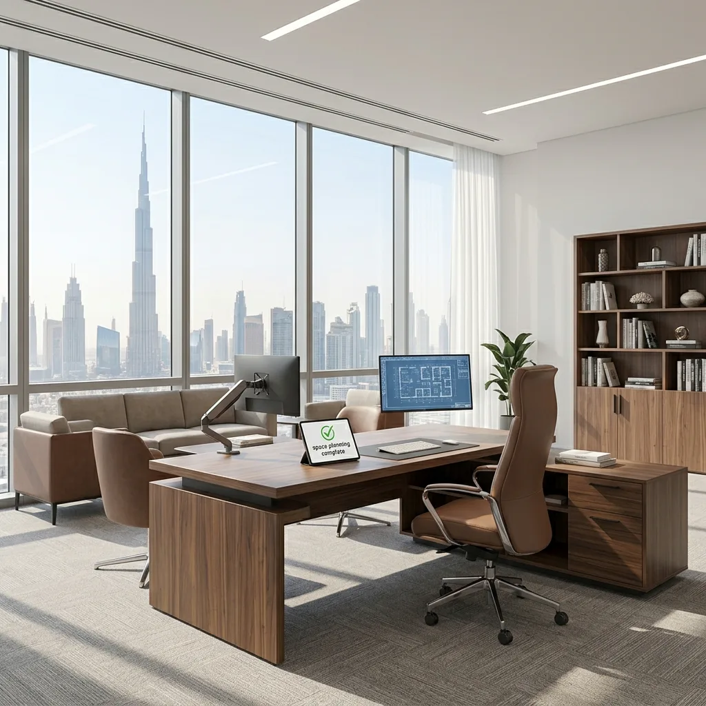 Turnkey office fit-out timeline Dubai — complete office setup schedule UAE Mobilia®