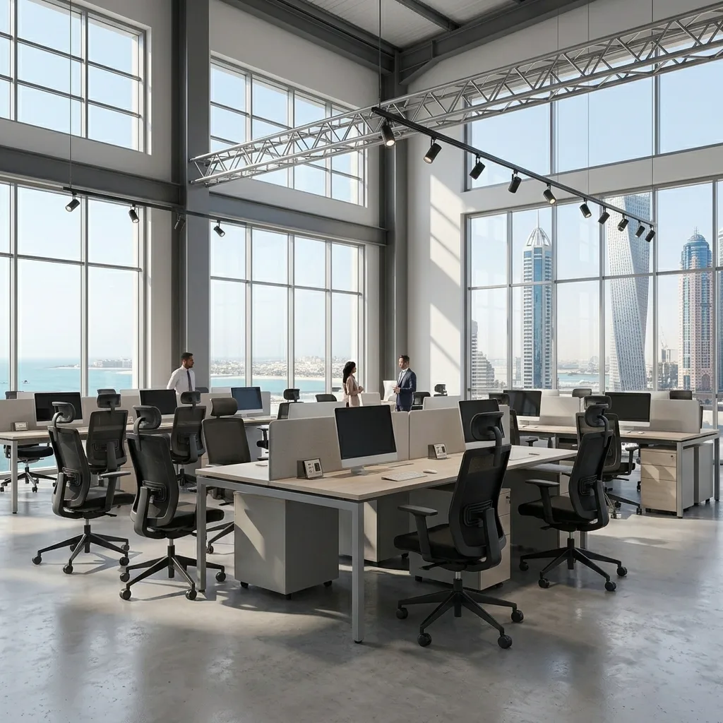 Bulk office furniture supply Dubai — large-quantity manufacturing UAE Mobilia®